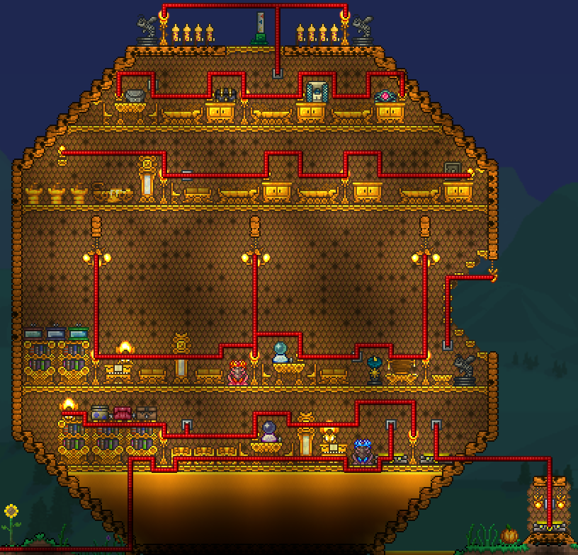Все достижения в террарии. Улей террария. Дом улей террария. Terraria улей. Пчелиный улей террария.