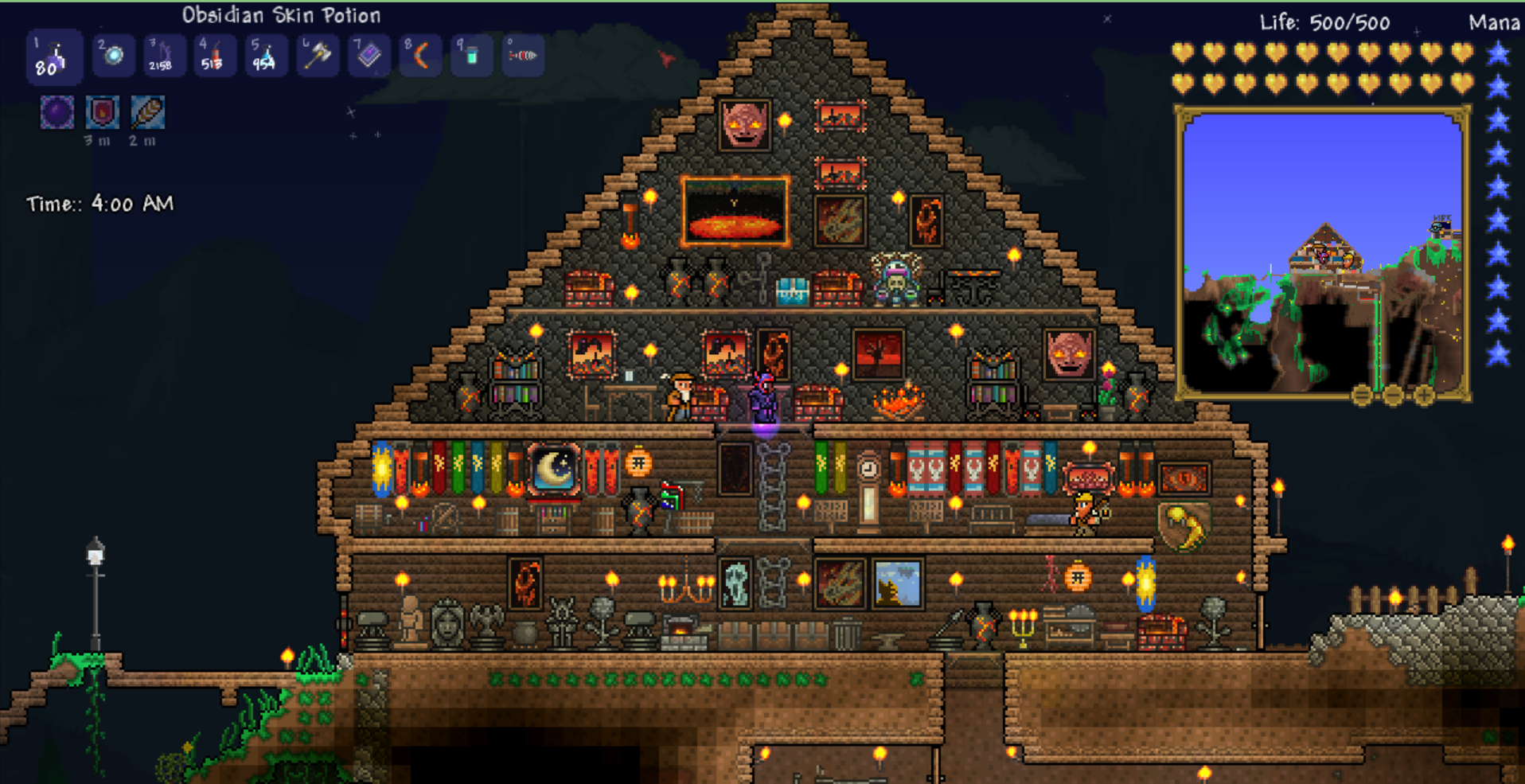 Terraria где живут нпс фото 100