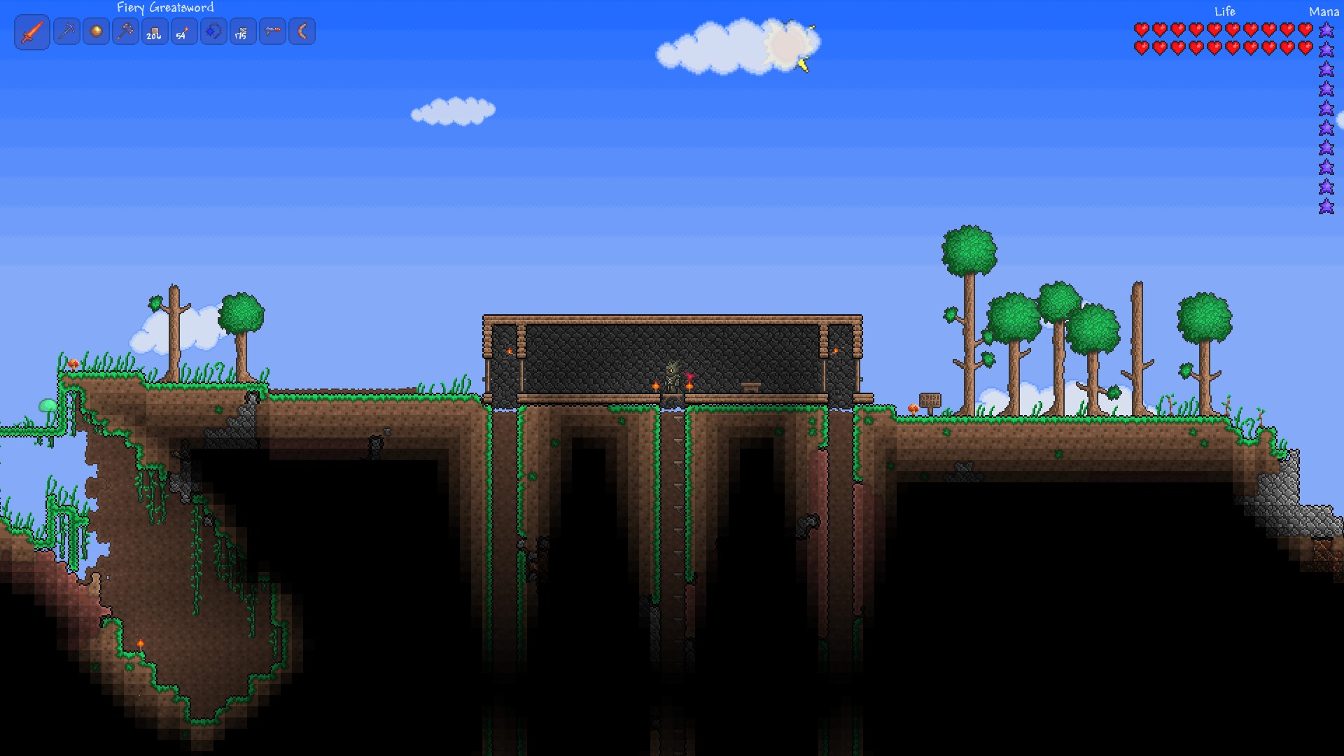 Terraria Place Trapdoor Sand Shell Method Sc 1 St Terraria