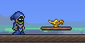 Desert Spirit Lamp colocada