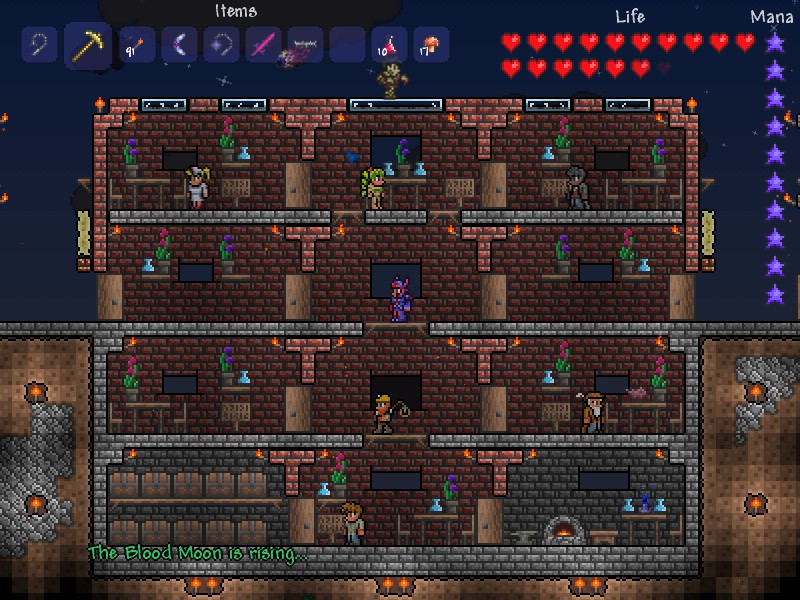 Easy Simple Terraria House Designs Burnsocial