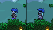 Before and After equip scowl