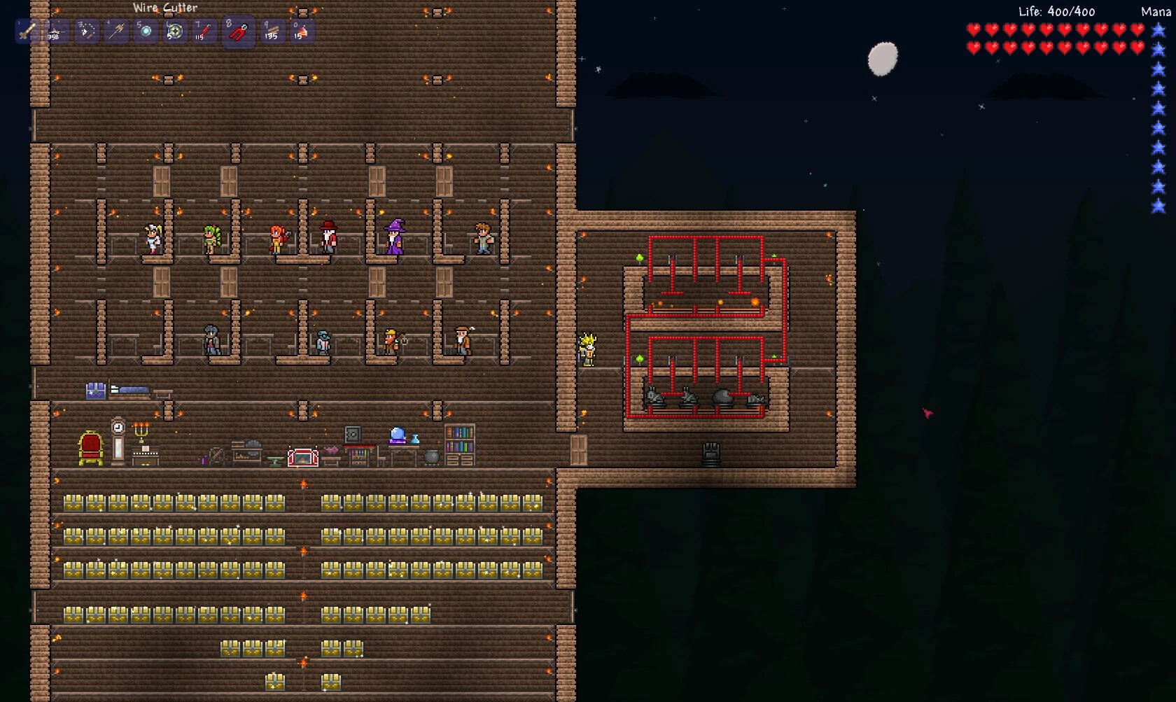 Image With wire.jpg Terraria Wiki FANDOM powered by Wikia