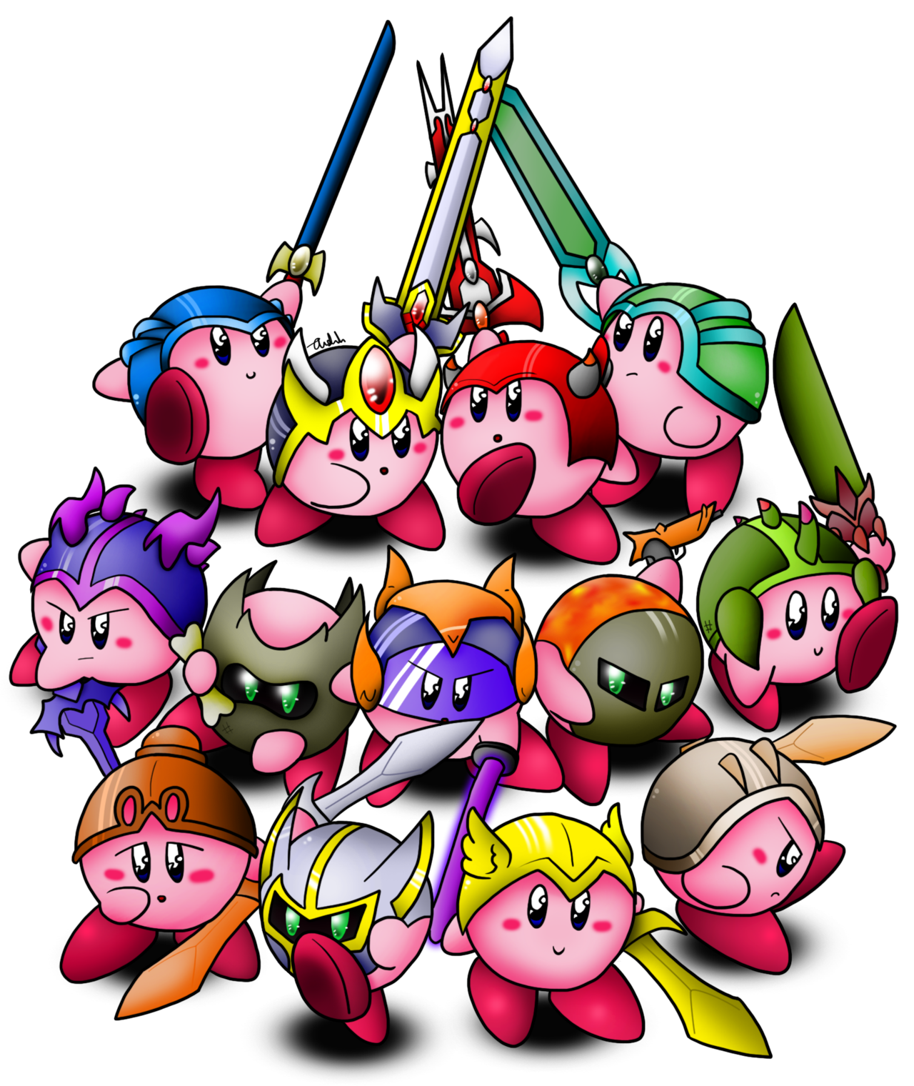Image - Terraria kirby in all armour by tytasmaniantiger ...