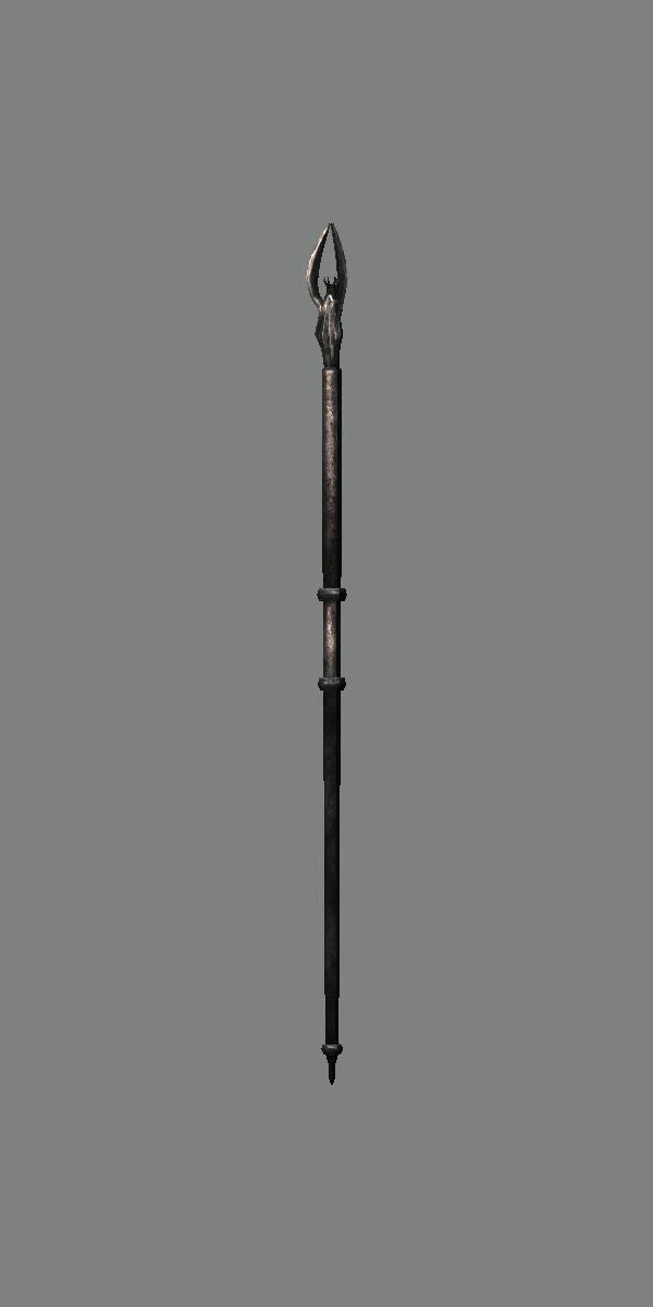 Ebony Battle Staff The Elder Scrolls Mods Wiki Fandom