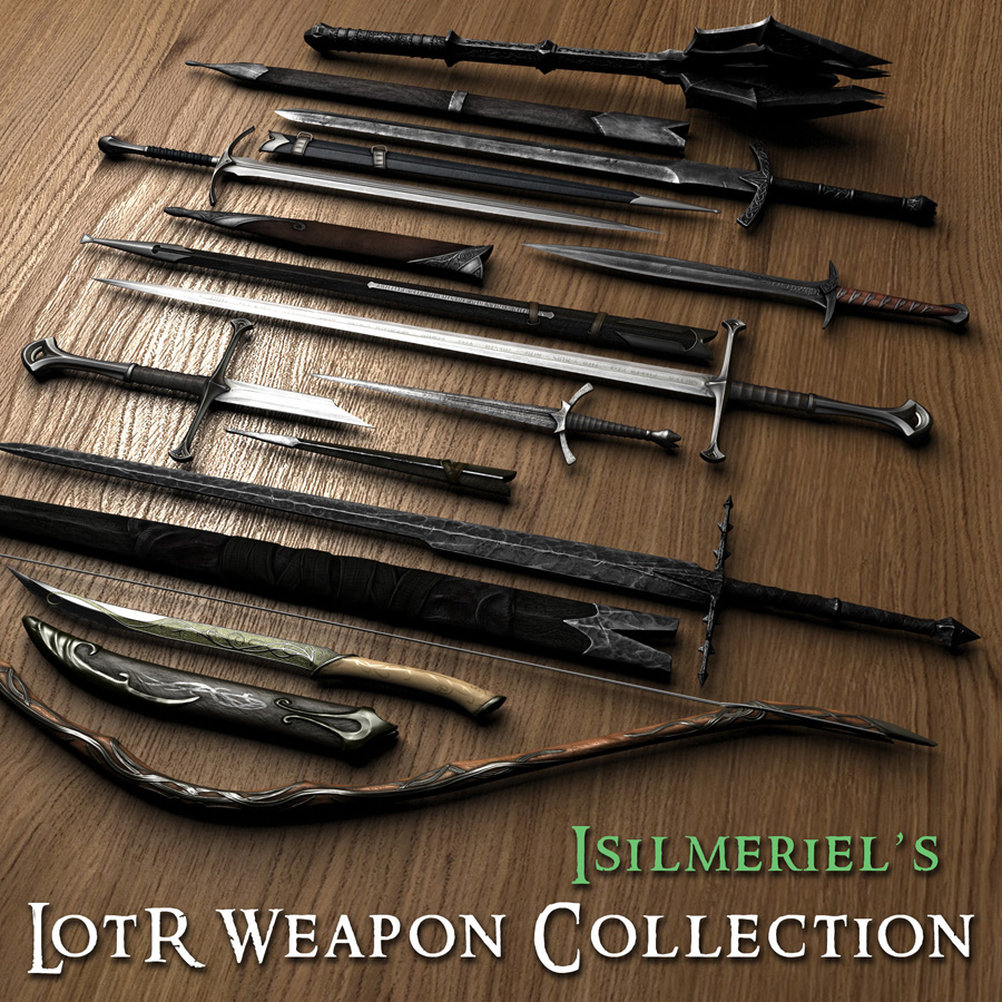 Isilmeriel LOTR Weapons Collection | The Elder Scrolls Mods Wiki.