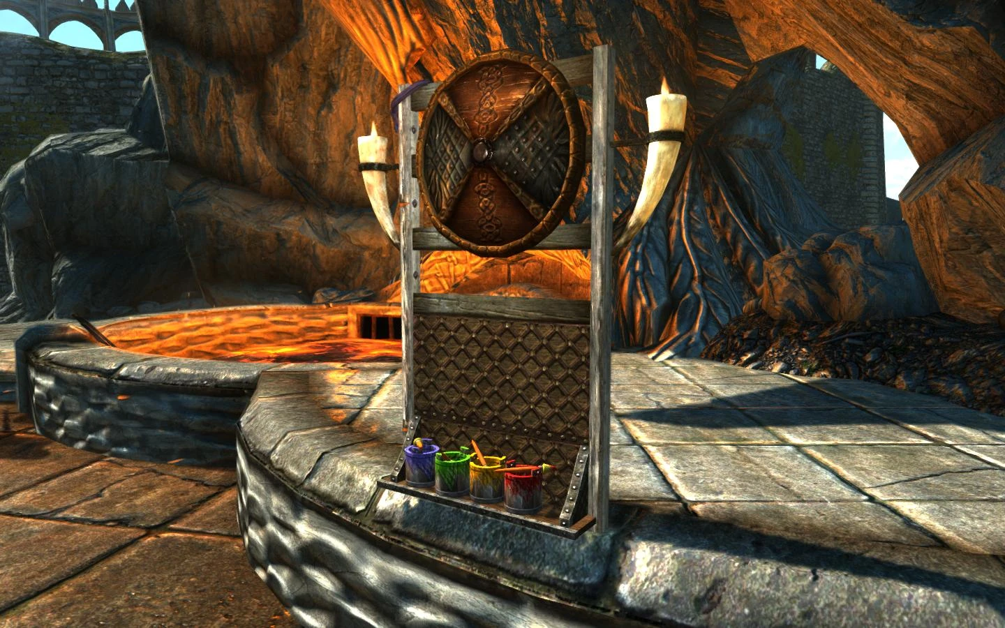 Painting Shield Rack The Elder Scrolls Mods Wiki Fandom