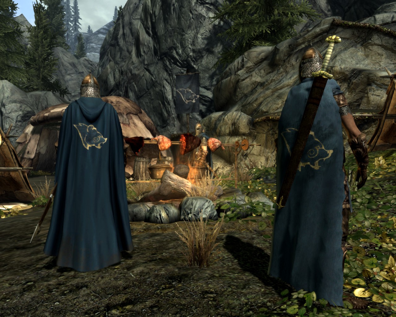 Cloaks and capes or cloaks of skyrim mod