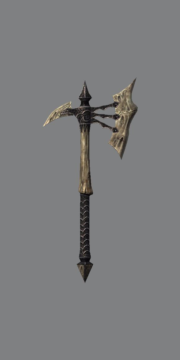 Steel War Axe Skyrim Mods