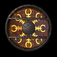 Heavy Splinted Round Shield - Variant 9