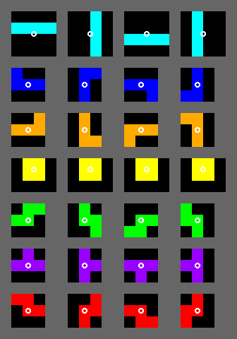 tetris pieces