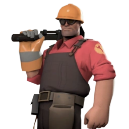 Picture of engineer holding wrench on his shoulder with his gloved hand
