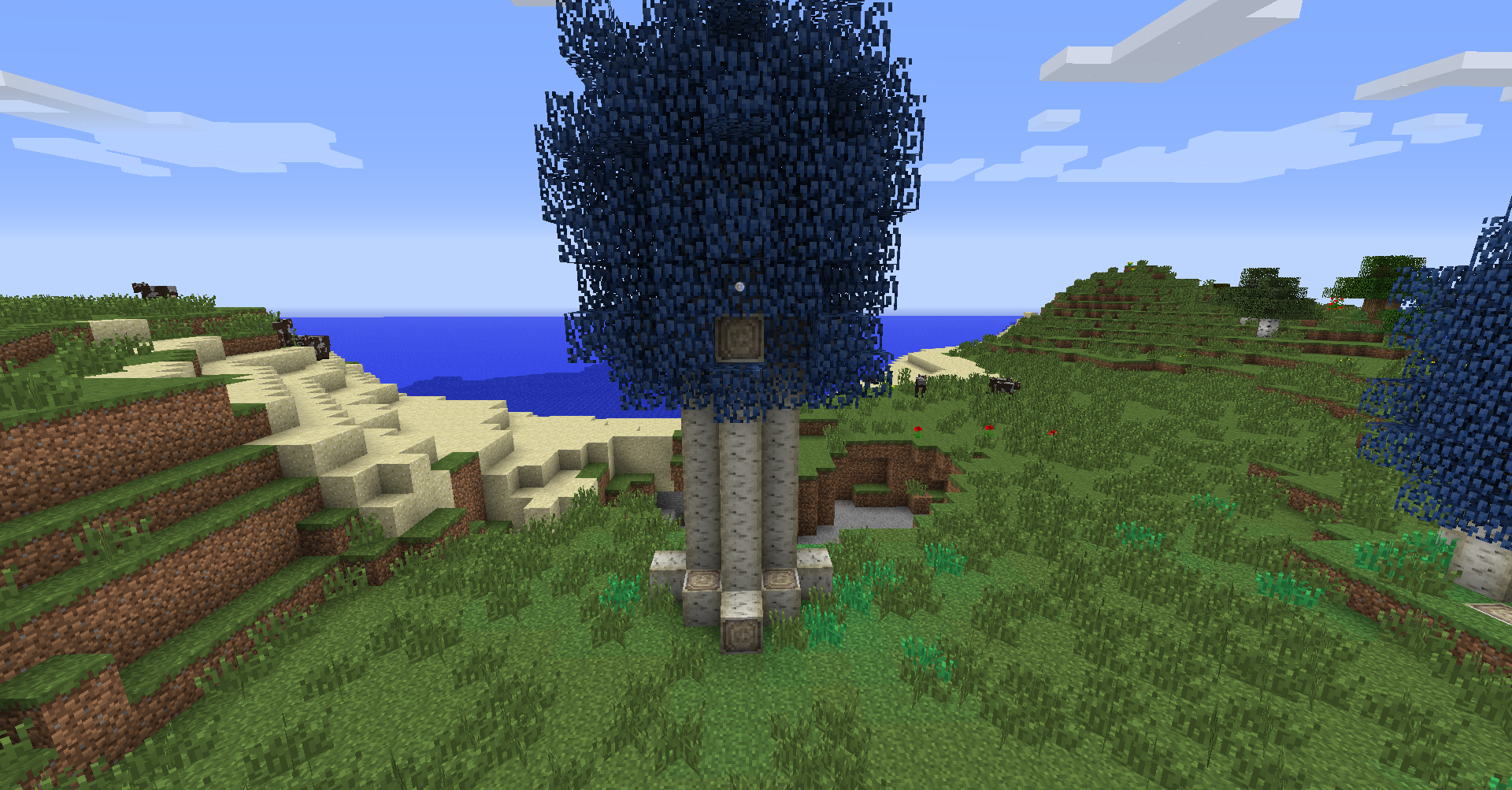 What is the title of this picture ? Minecraft Wood Golem - Nyepi o