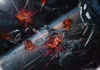 Ceti space battle