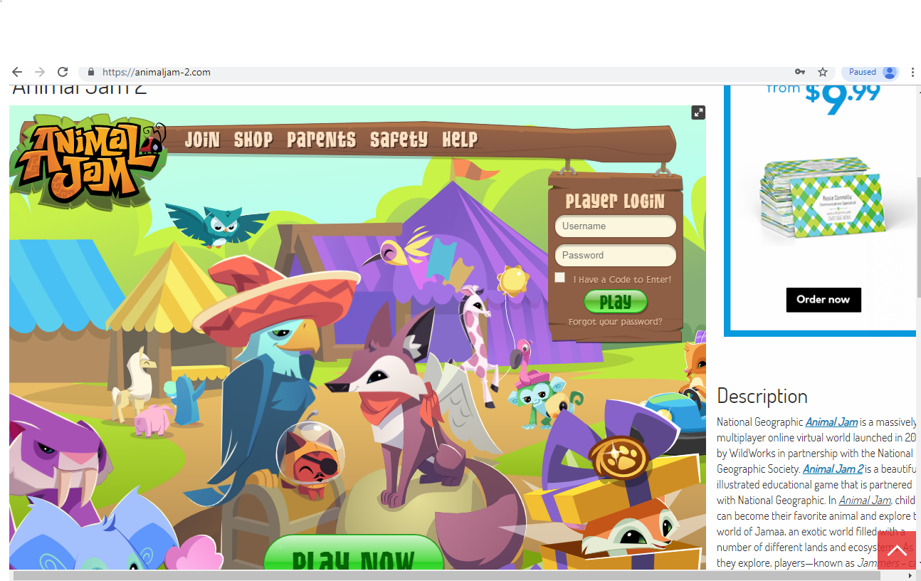 Fake Animal Jam Homepage Scam | The AJ Scammer Watch Wiki | FANDOM