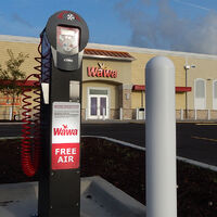 gas station air pump for bicycle