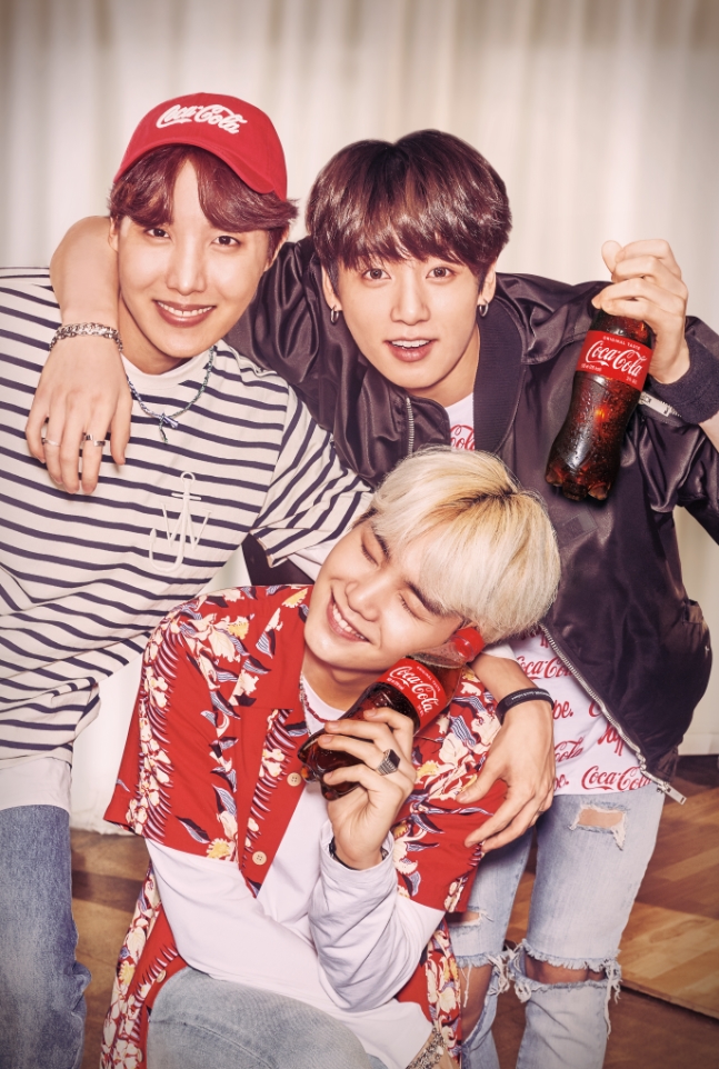 Image - J-Hope, Jungkook and Suga Coca Cola Korea.jpg | BTS Wiki