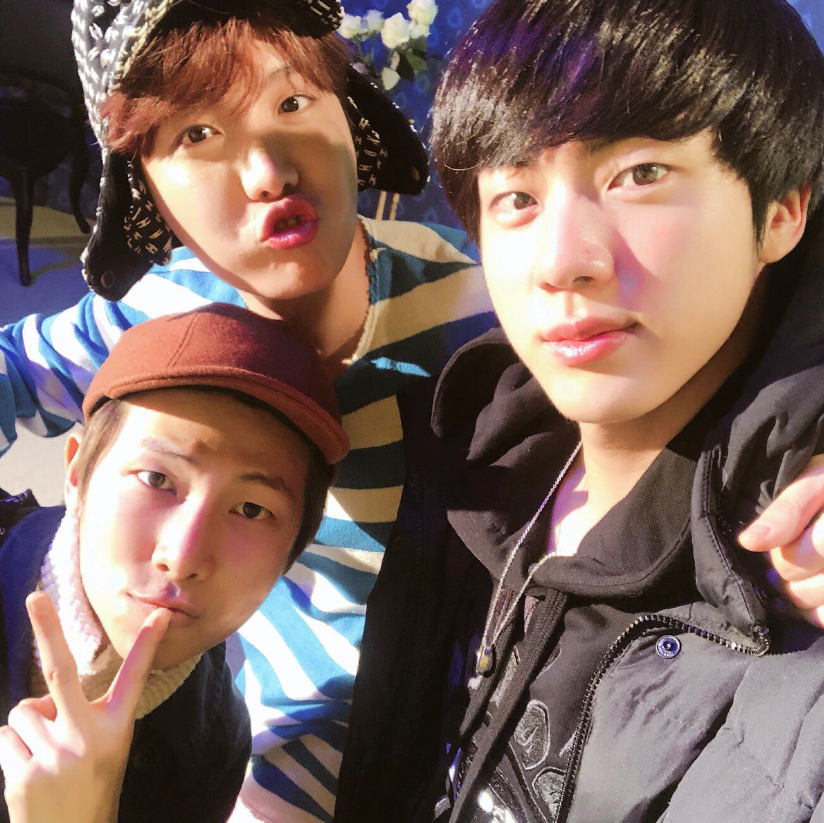 Image - Jin, RM and J-Hope Twitter Mar 1, 2018.PNG | BTS Wiki | FANDOM