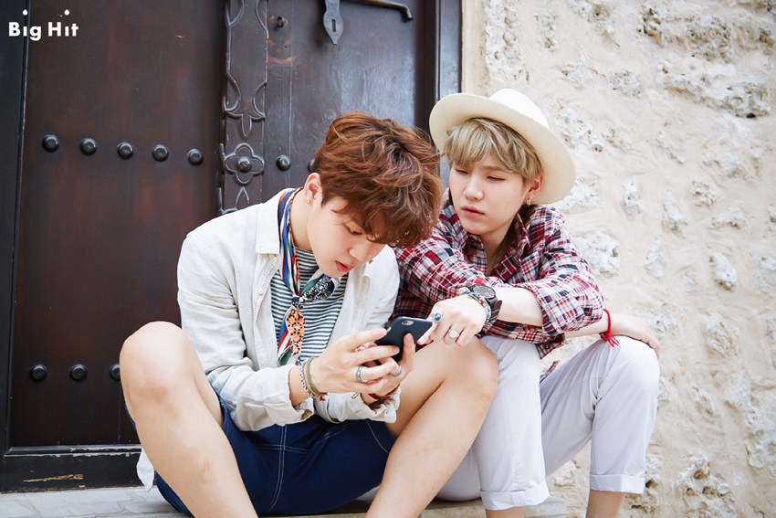 Jimin dan Suga BTS