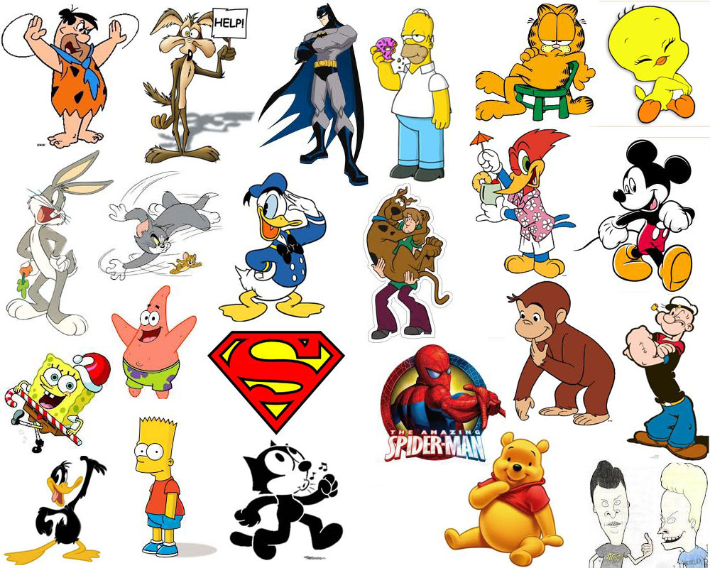 Image - Top 25 most popular cartoon characters.jpg | The Big Cartoon