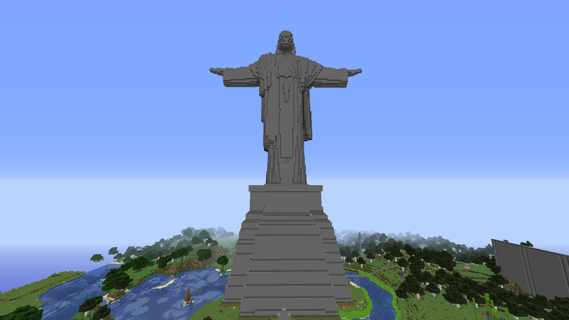 What is the title of this picture ? Christ the Redeemer III | The CraftersDimension Wiki | Fandom