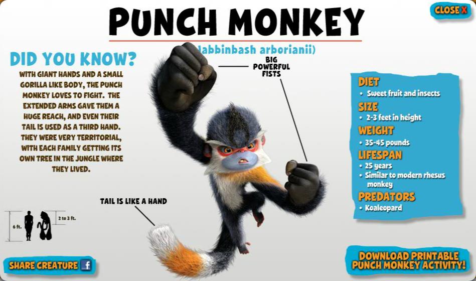 punch monkey toys