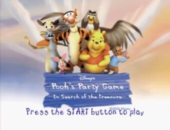 Disney S Pooh S Party Game In Search For The Treasure The