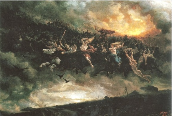 Image of war of Norse gods