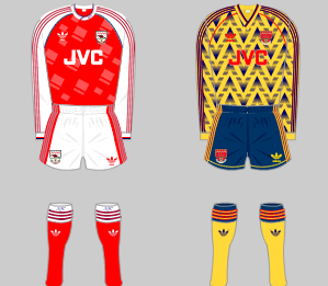 1991 arsenal kit