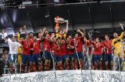 Spain national football team Euro 2012 trophy 01