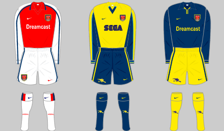 arsenal kit 2001