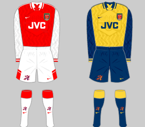 arsenal 1996 kit