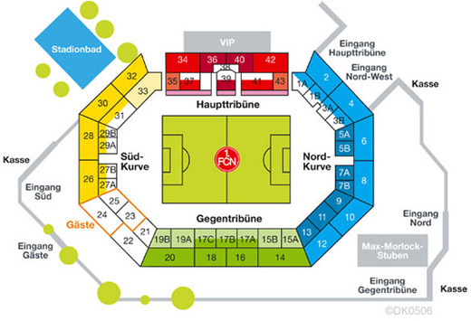 Stadionplan Nürnberg Stadionplan Nürnberg