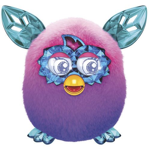 pink and purple furby