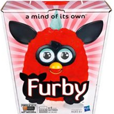red and black furby