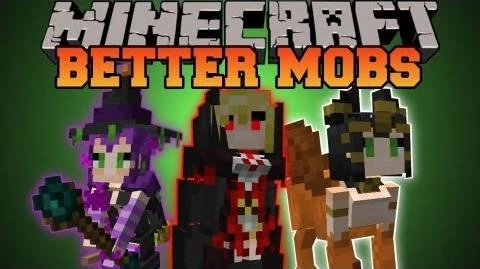 Video - Minecraft BETTER MOBS! (TONS OF MOBS, MERCHANTS 