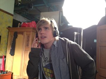 Behind The Scenes Picture From Season Two Episode Of The Nickelodeon Show House Of Anubis Bobby Lockwood Mick Campbell House Of Anubis Set