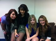 Back on set!