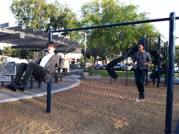 HOA boys swinging (lol)