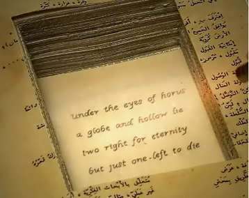 The clue inside the dictionary