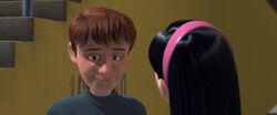 Tony asking Violet out