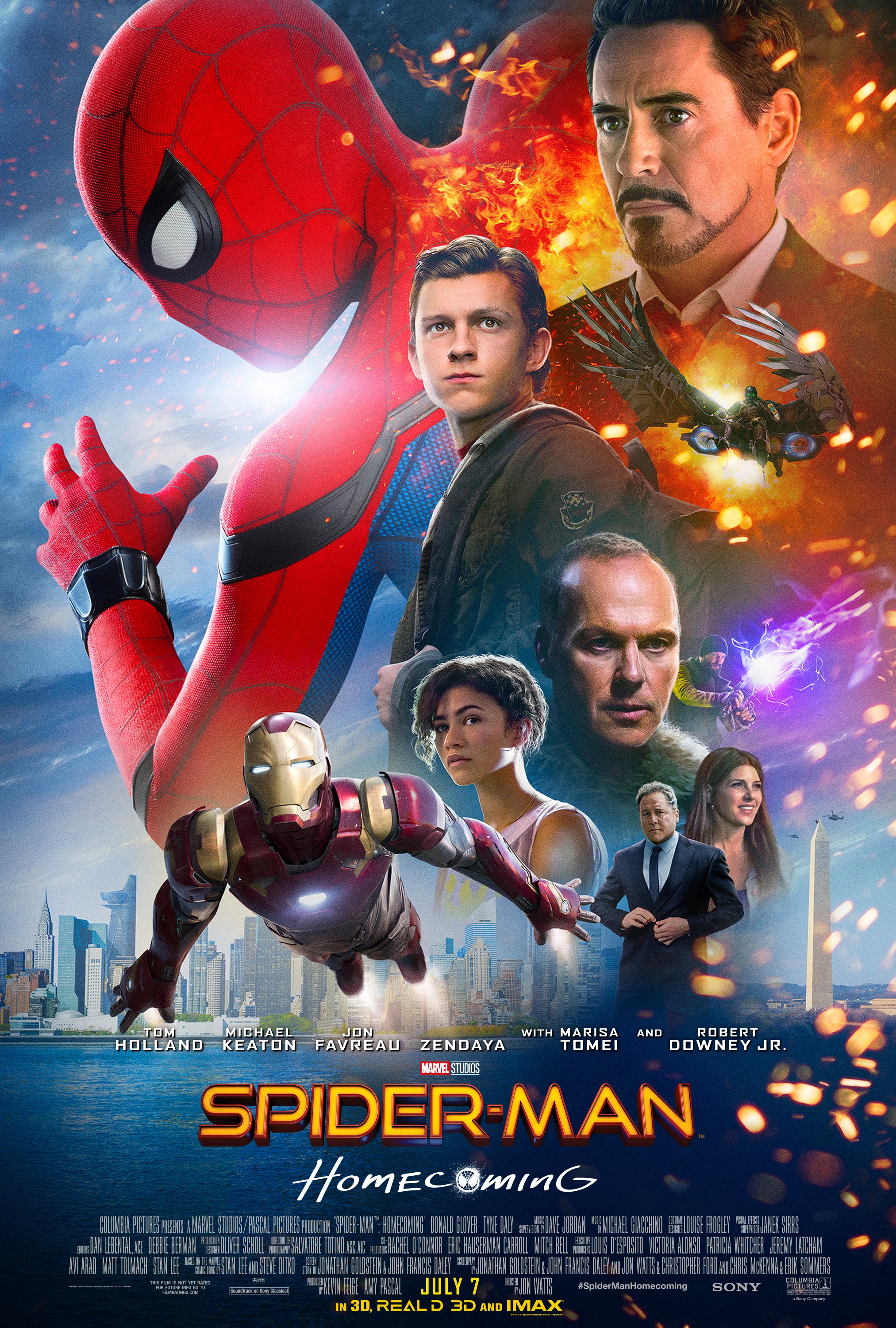 Imax 2 X 3 Poster Magnet Avengers Iron Man Print Spiderman Homecoming