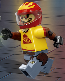 scarecrow pizza delivery lego