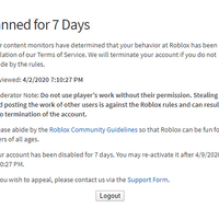 April 2 2020 Incident The Mad Murderer Remake Wiki Fandom - how to reactivate your roblox account after being banned for 3 days 2020