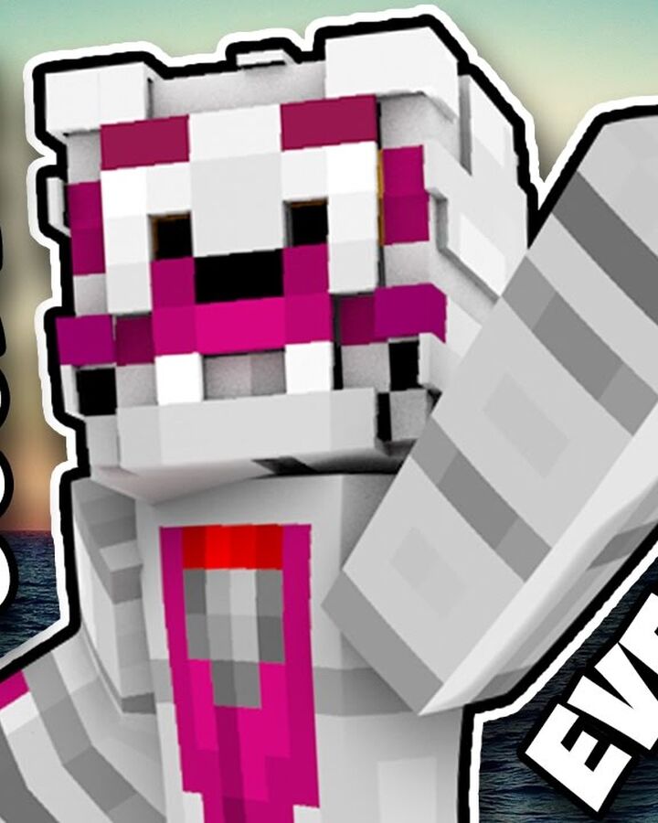 Funtime Foxy The Minecraft Fnaf Wiki Fandom - foxy mcninetails roblox wikia fandom