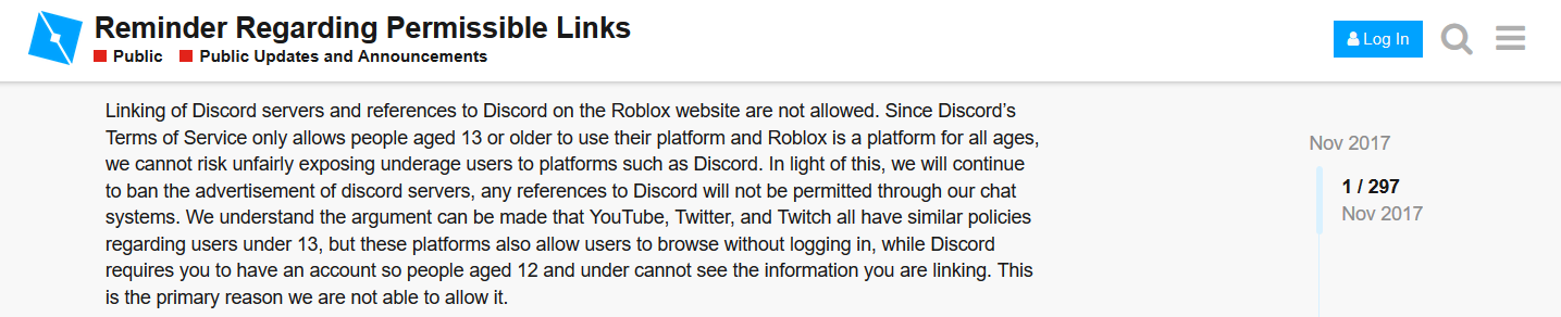 Roblox Tos Rules