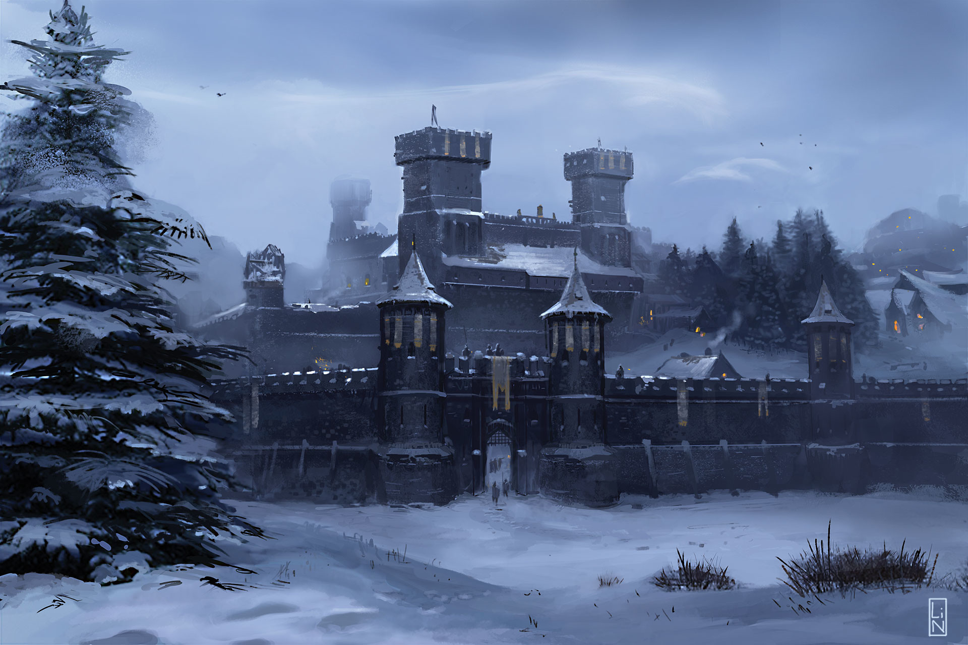 MOVIE SERIES MOC-23049 Winterfell Architecture by MOMAtteo79 MOCBRICKLAND