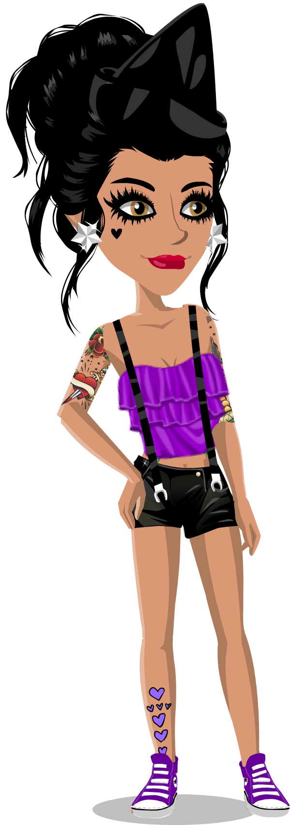 Image - MSP-Black hair.png | The MovieStarPlanet Wiki | FANDOM powered ...