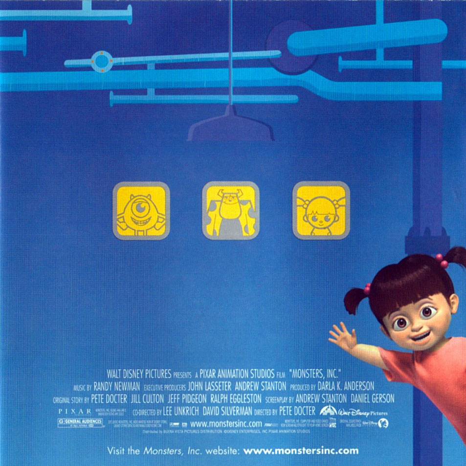 Monsters Inc An Original Walt Disney Records Soundtrack Music