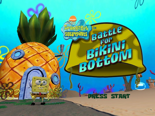 Spongebob Battle For Bikini Bottom Ps2 Box Art